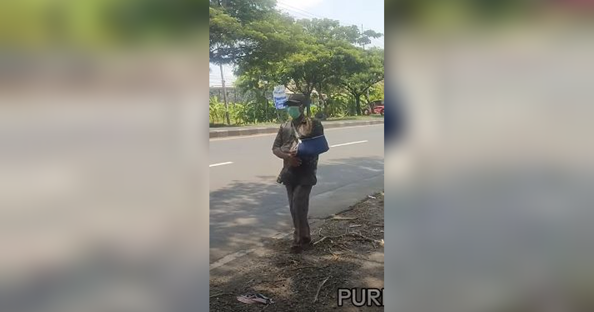 Untuk Menyambung Hidup, Pria Ini Pinjam Uang ke Teman Malah Diusir, Untung Ketemu dengan Ipda Purnomo Langsung Dibantu