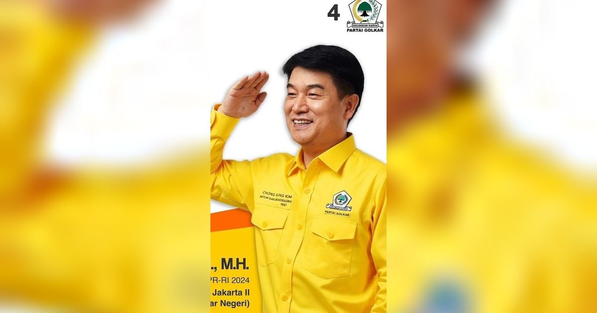 Viral Pria Asal Korsel Chong Sung Kim Nyaleg Lewat Golkar, Begini Respons Airlangga