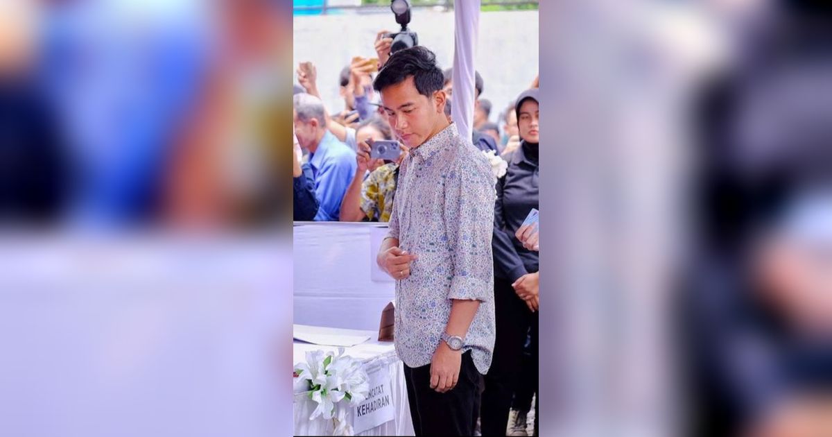 Gibran Menang Telak di TPS Sendiri, Disusul Ganjar dan Anies