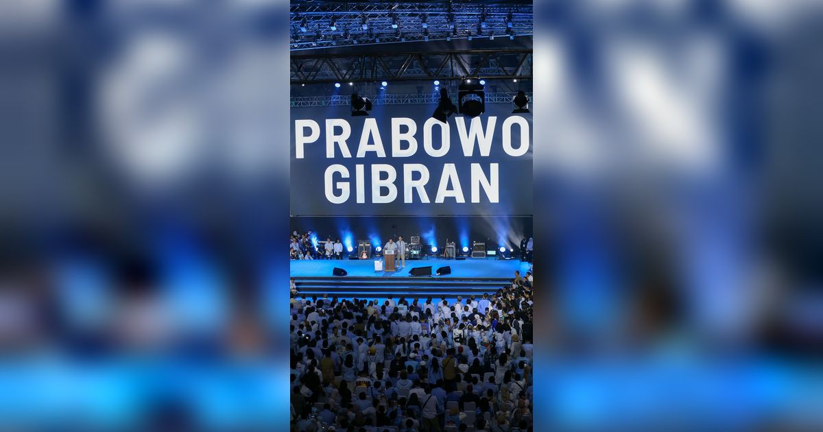 Potret Prabowo Pidato Usai Menang Quick Count, Digoda Balikan dengan Titiek Soeharto, Langsung Joget Gemoy