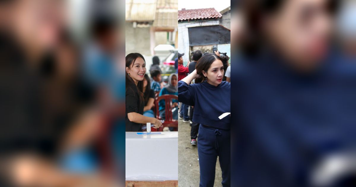 Lebih Mahal dari Nagita Slavina, Intip Penampilan Ayu Ting Ting saat Nyoblos
