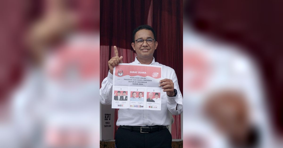 Real Count KPU Suara Masuk 52%: Anies Sapu Bersih Suara Seluruh Kecamatan di Kota Padang