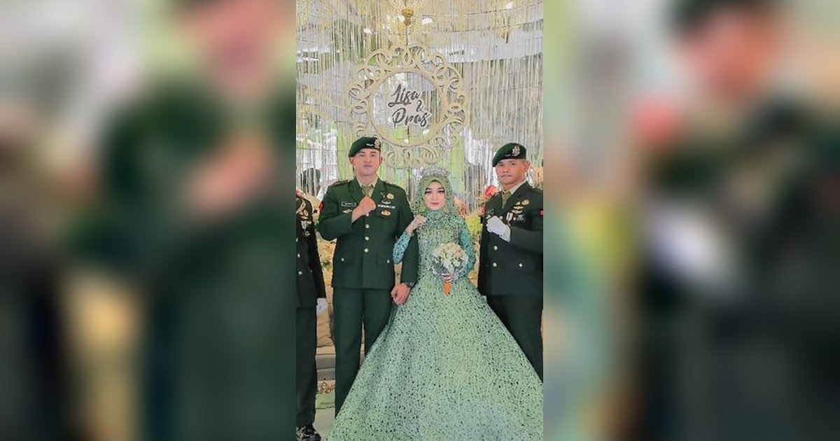 Gelar Tradisi Sangkur Pora, Momen Pernikahan Prajurit TNI dengan Bidan Cantik Bikin Iri, Netizen 'Enggak Kebayang Anaknya Cakep'