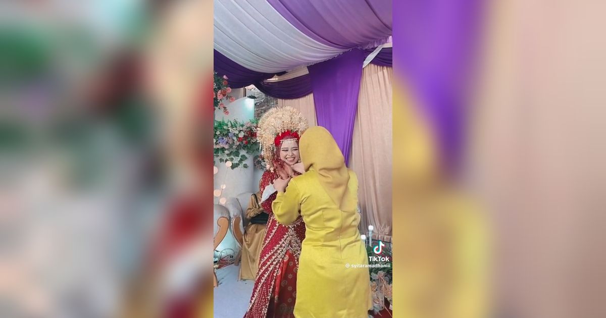 Mengaku Tak Bisa Hadir, Momen Wanita Beri Kejutan di Hari Pernikahan Sahabatnya Ini Viral