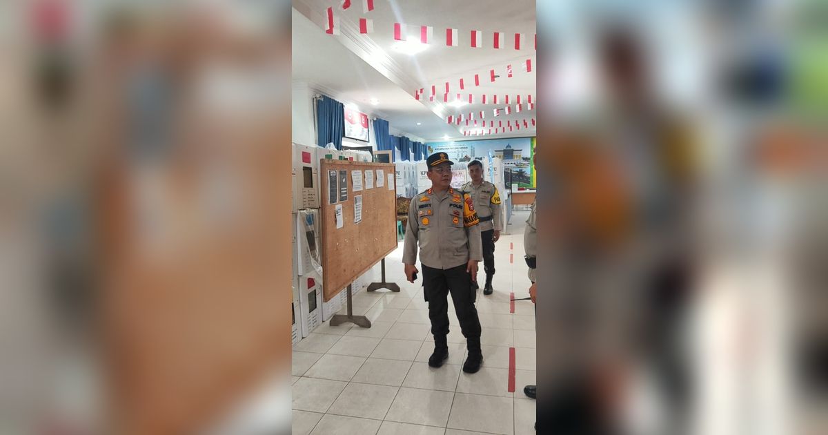 Pantau Gudang Logistik Pemilu, Wakapolresta Pekanbaru Minta Personel Kawal Hingga Pleno