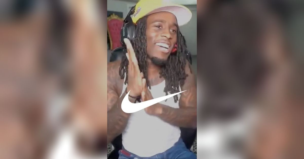 Kai Cenat Become First Streamer to Gain Partnership With Nike | trstdly