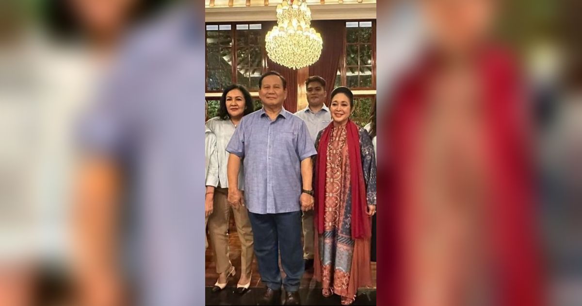 Pesan Manis Titiek Soeharto ke Prabowo Usai Unggul Quick Count: Selamat Mas Bowo...