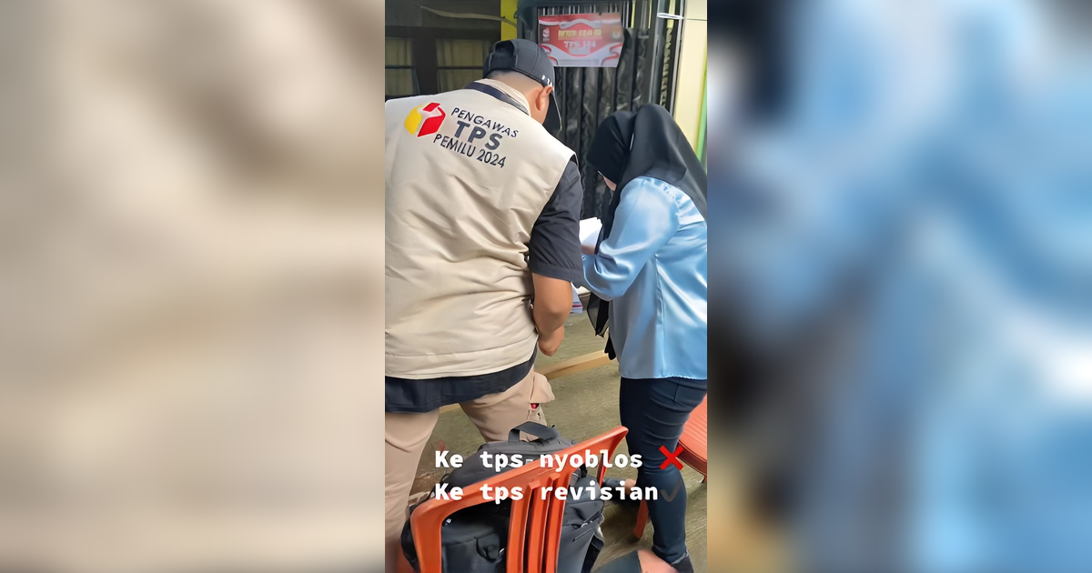 Petugas TPS Didatangi Wanita Bawa Kertas Berjilid-jilid, Dikira Mau Nyoblos Tahunya Minta Tanda Tangan `Dosbing`