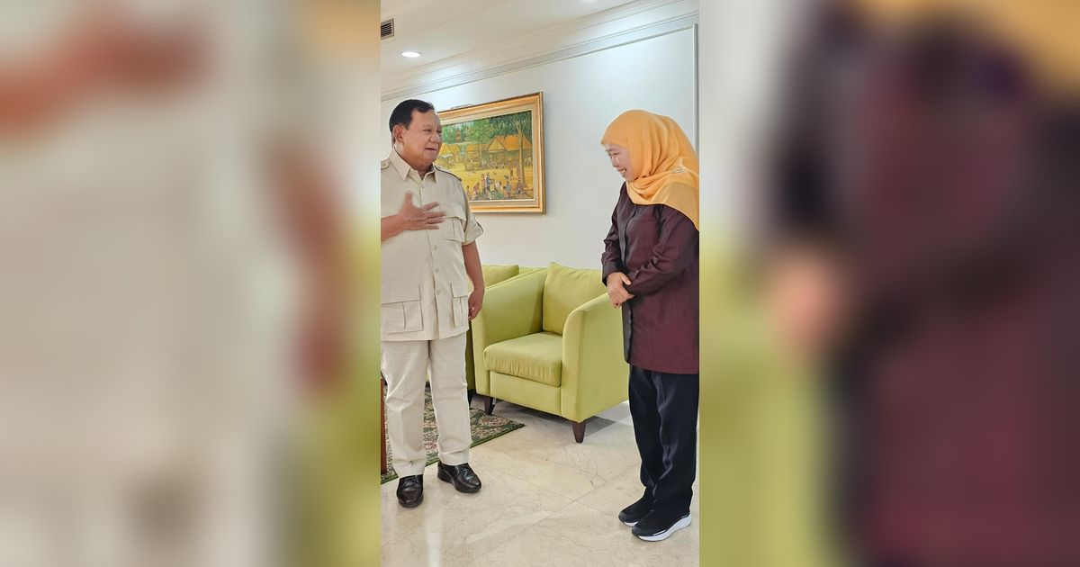 Khofifah Minta Prabowo Tidak Melupakan Masyarakat Jatim yang Mayoritas Memilih Paslon 02