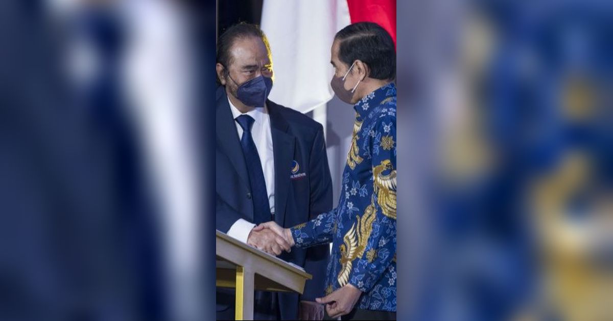 Satu Jam Bertemu di Istana, Ini yang Dibahas Jokowi dan Surya Paloh