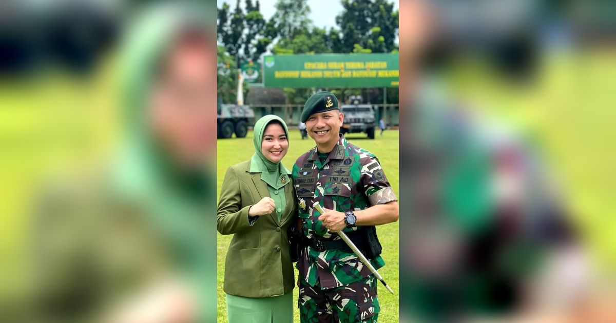 8 Adu Gaya Artis Istri TNI Pakai Seragam PERSIT, Ayu Ting Ting Bakalan Cantik Banget?