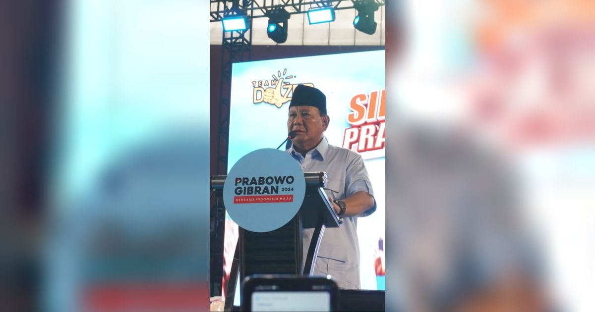 Prabowo Yakin Bisa Menang Satu Putaran usai Lihat Hasil Survei: Kita Tak Boleh Lengah dan Sombong