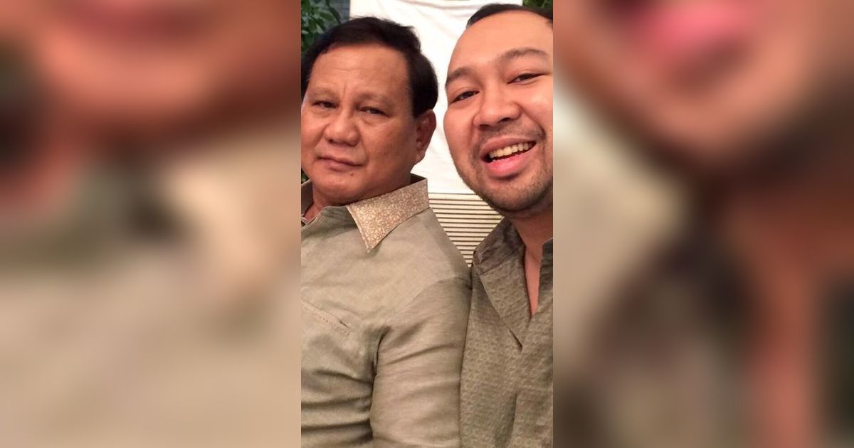 Momen Kedekatan Prabowo dan Didit, dari Kecil hingga Kini