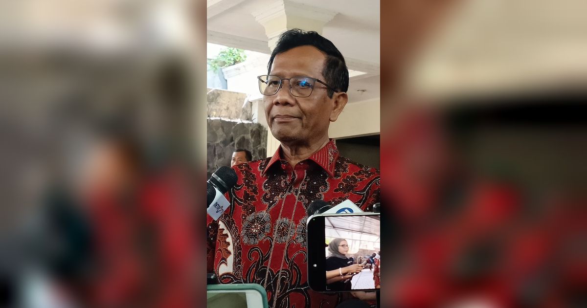 Mahfud Akui PDIP dan PPP Bahas Rencana Hak Interpelasi di DPR