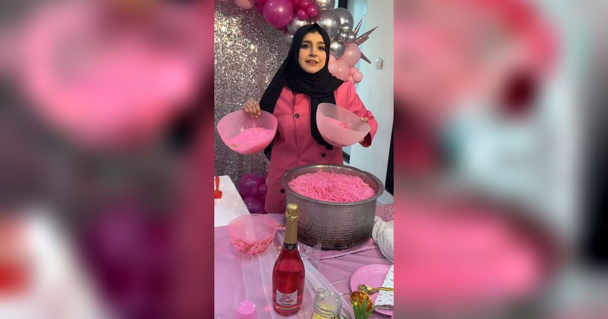 Cute tapi Bikin Geger, Nasi Biryani Dibuat Versi Warna Pink