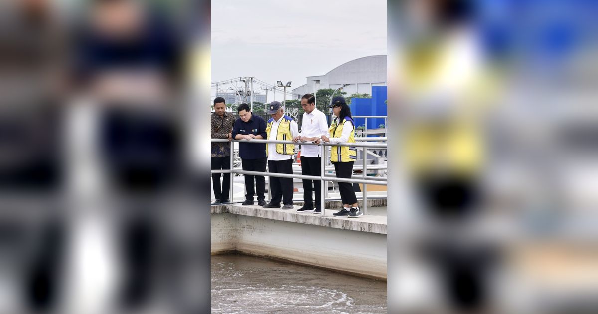 Jokowi Resmikan IPAL Losari Senilai Rp1,2 Triliun, Berharap Masyarakat Peduli Lingkungan