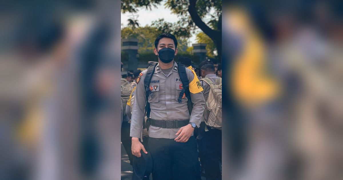 Polisi Ini Dinyinyirin Tampan Hanya saat Pakai Masker, Begini Potretnya Usai Dibuka, Bikin Gagal Fokus