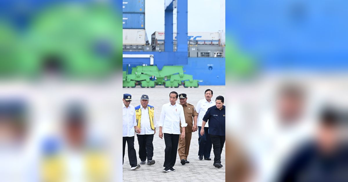 Jokowi Resmikan Makassar New Port dengan Nilai Investasi Rp5,4 Triliun