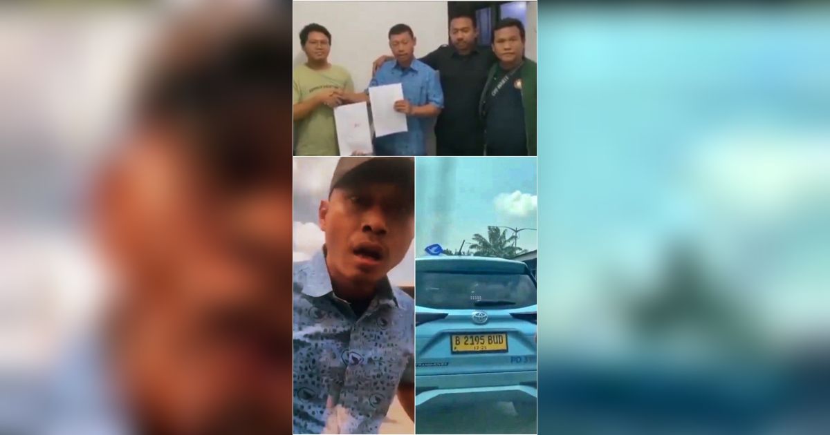 Aksi Sopir Blue Bird Marah-Marah Hingga Ludahi Pengemudi Mobil Lain