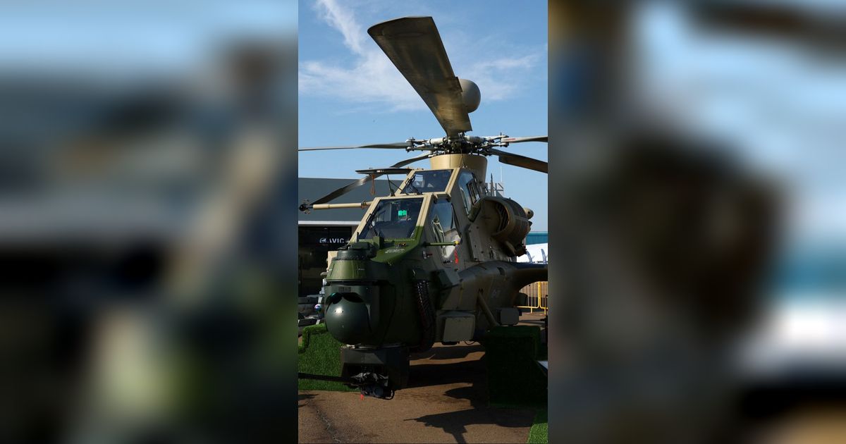 FOTO: Tampang Helikopter Serang Z-10 Buatan China di Singapore Airshow, Sangar tapi Sepi Peminat