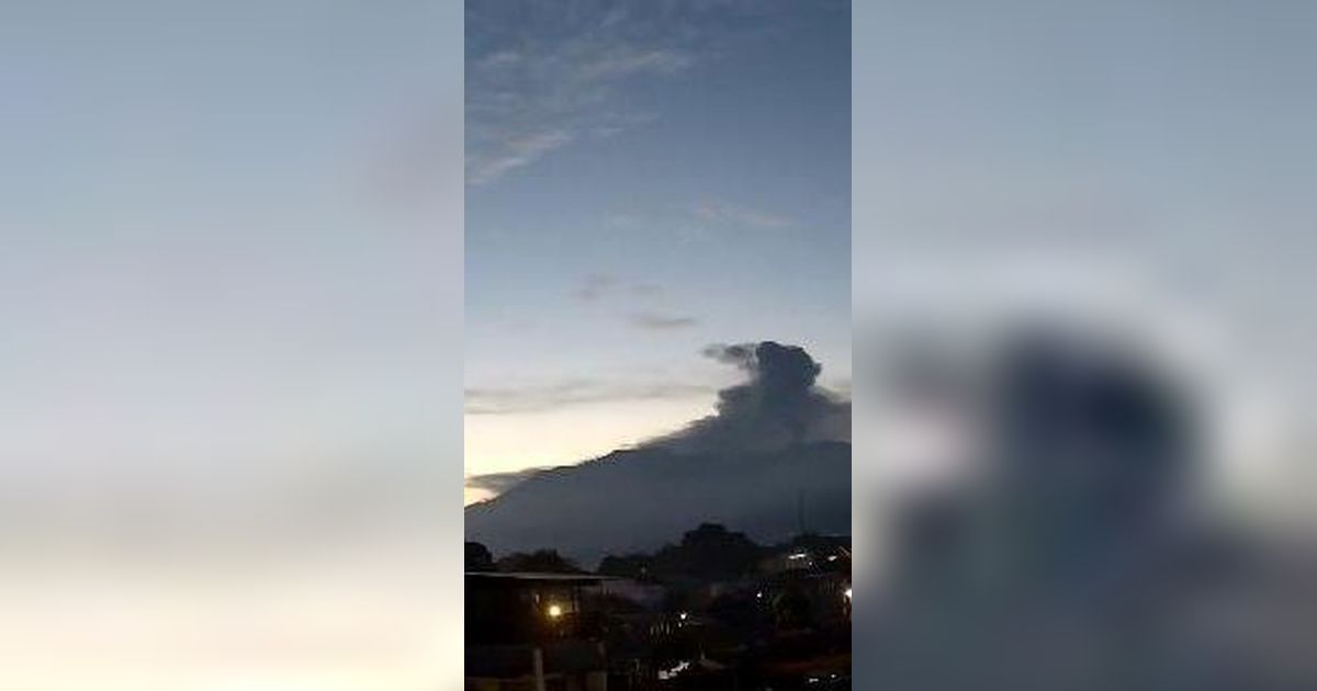 Gunung Marapi Sumbar Kembali Erupsi Pagi Ini, Tercatat 186 Letusan Sejak Desemeber 2023