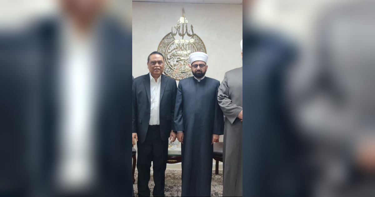 Kunjungi Yordania, Syafruddin Kambo Bahas Kerjasama dengan Grand Mufti