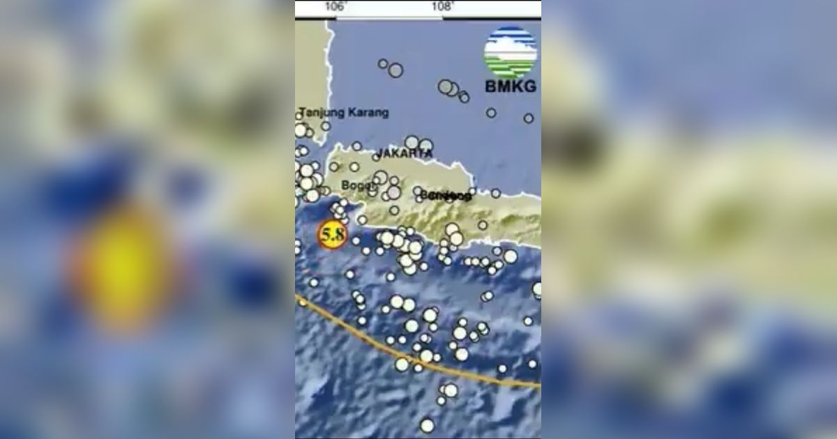Gempa Bumi 5,8 Magnitudo Guncang Banten, Getaran Terasa hingga Depok