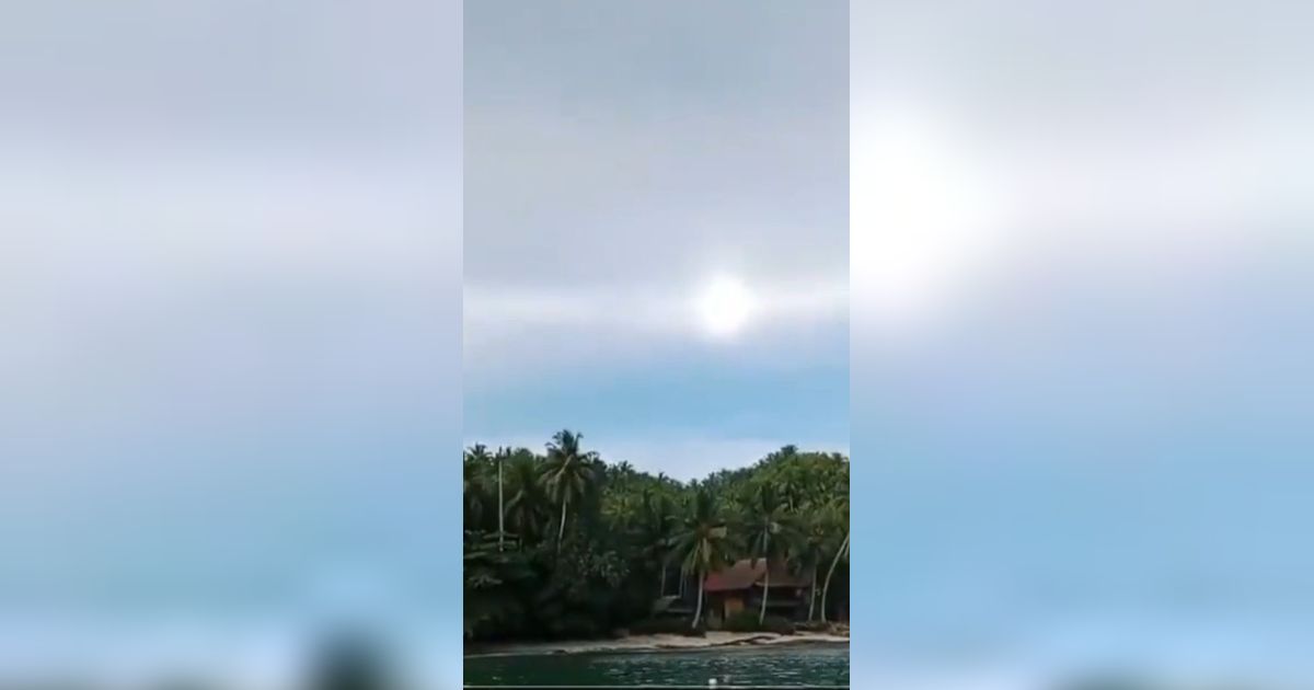 Dibongkar BMKG, Alasan Kemunculan Dua Matahari di Langit Mentawai Sumatera Barat