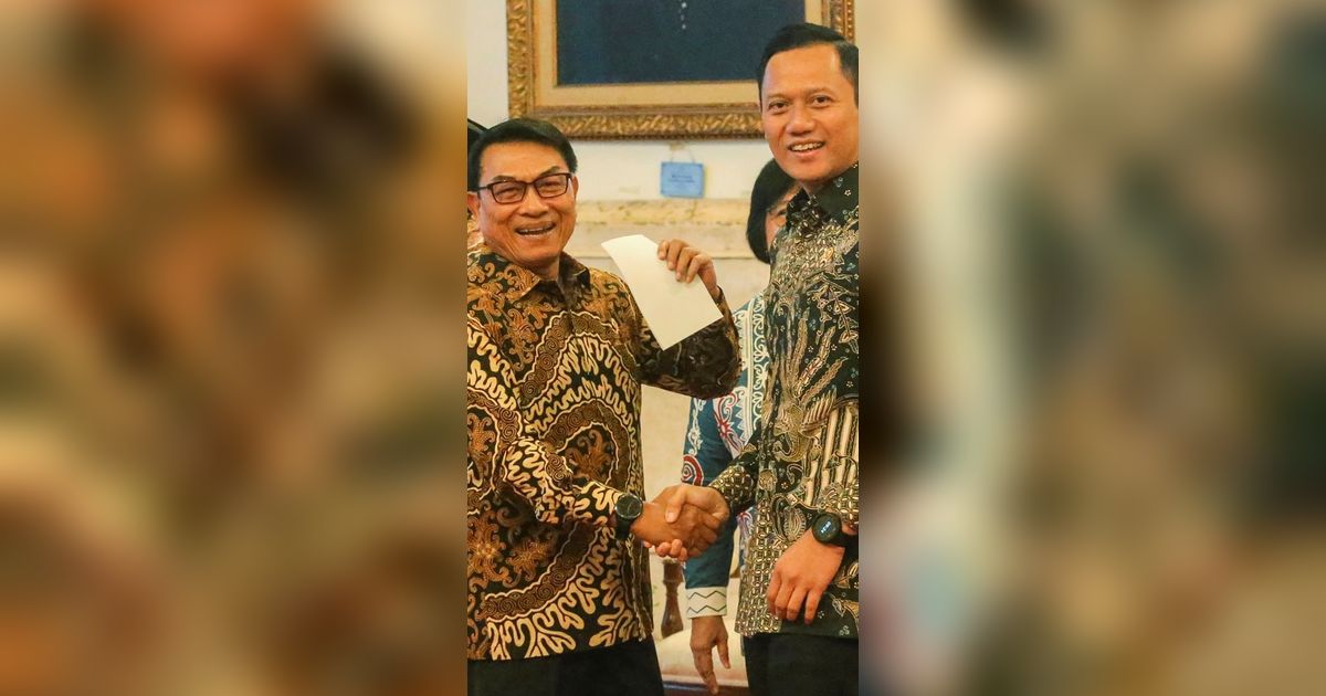 Usai Salaman dengan AHY, Moeldoko: Namanya Rekan Satu Kabinet