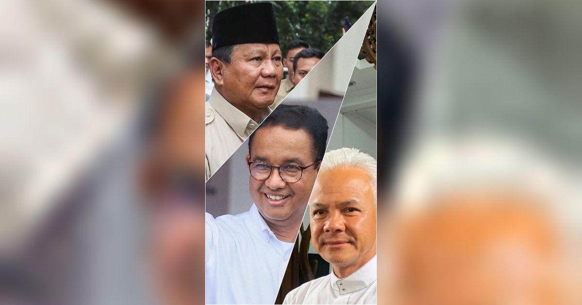 Real Count KPU Data Masuk 77,13%: Prabowo-Gibran 58,84% , AMIN 24,44%, Ganjar-Mahfud 16,72%