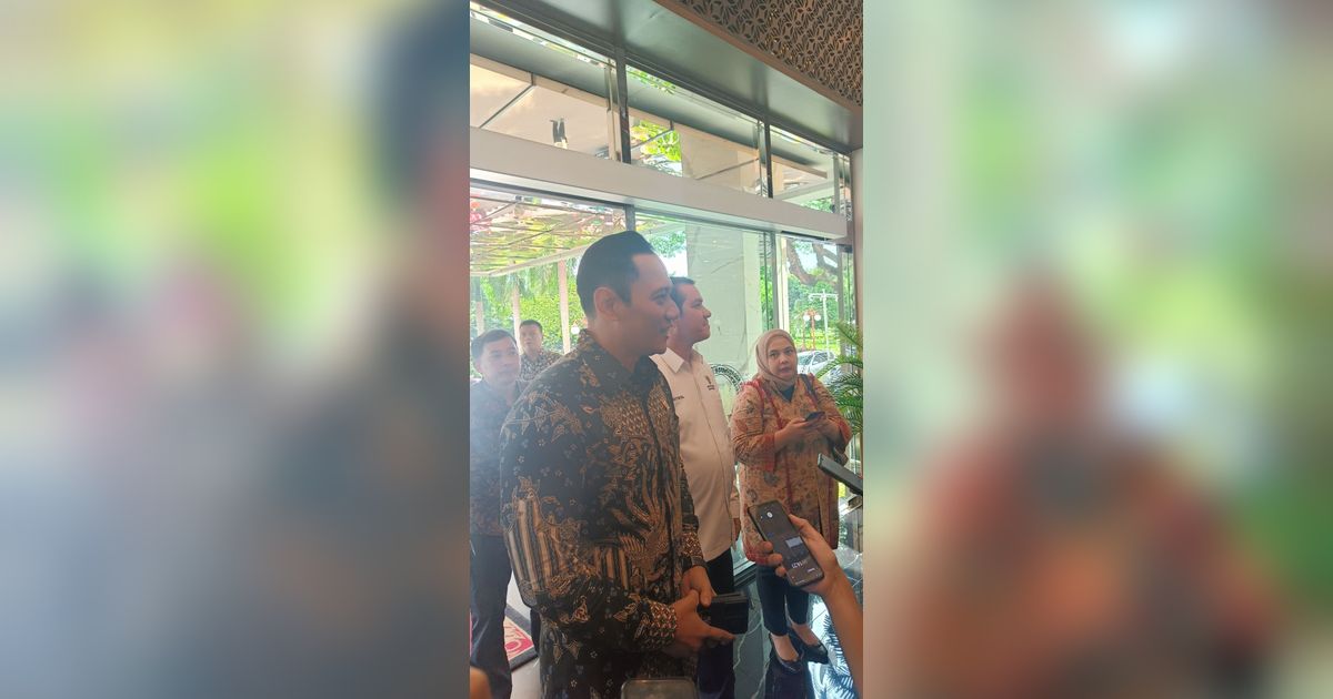 AHY Temui Airlangga di Kantor Kemenko Perekonomian, Minta Arahan soal Tugas Menteri ATR/BPN