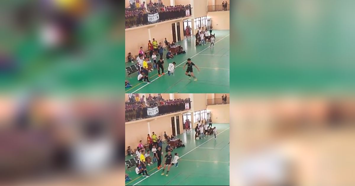 Lakukan Rainbow Flick untuk Lewati Lawan, Aksi Bocah saat Main Futsal Ini Jadi Sorotan