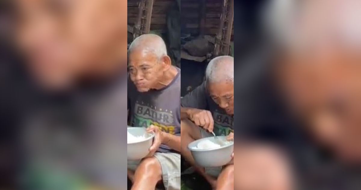 Makan Satu Kali Sehari, Kakek Ini Sengaja Santap Mi Instan Lebih dari 1 Porsi Demi Berhemat