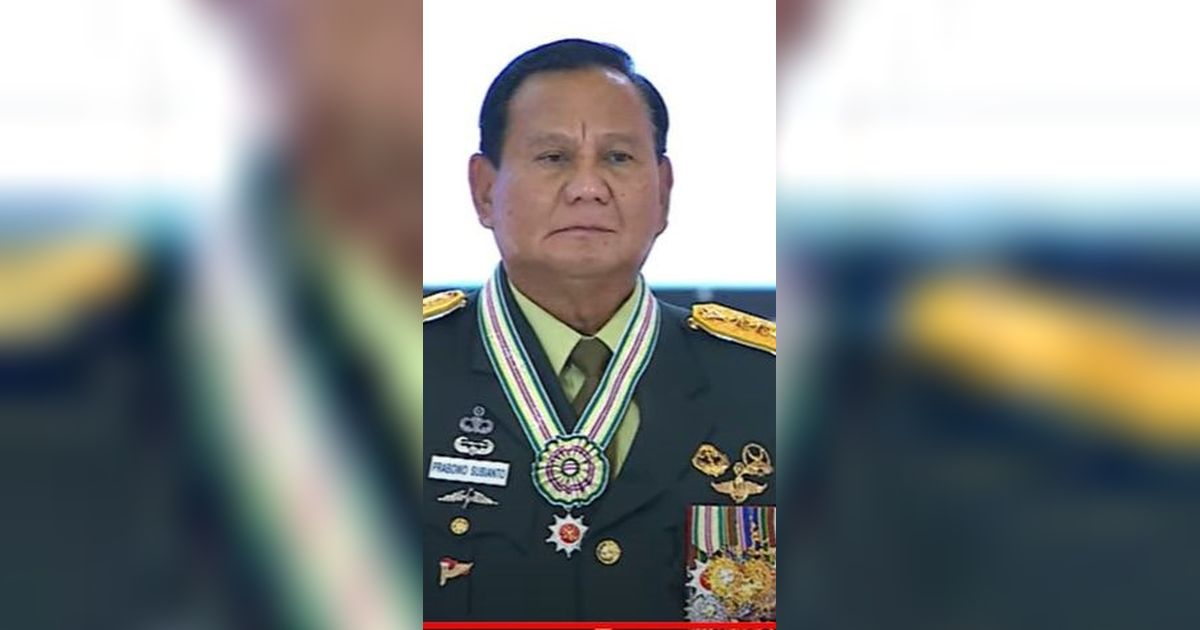 Sah Jadi Jenderal Bintang Empat, ini Potret Prabowo Subianto Kembali Kenakan Seragam Perwira Tinggi TNI