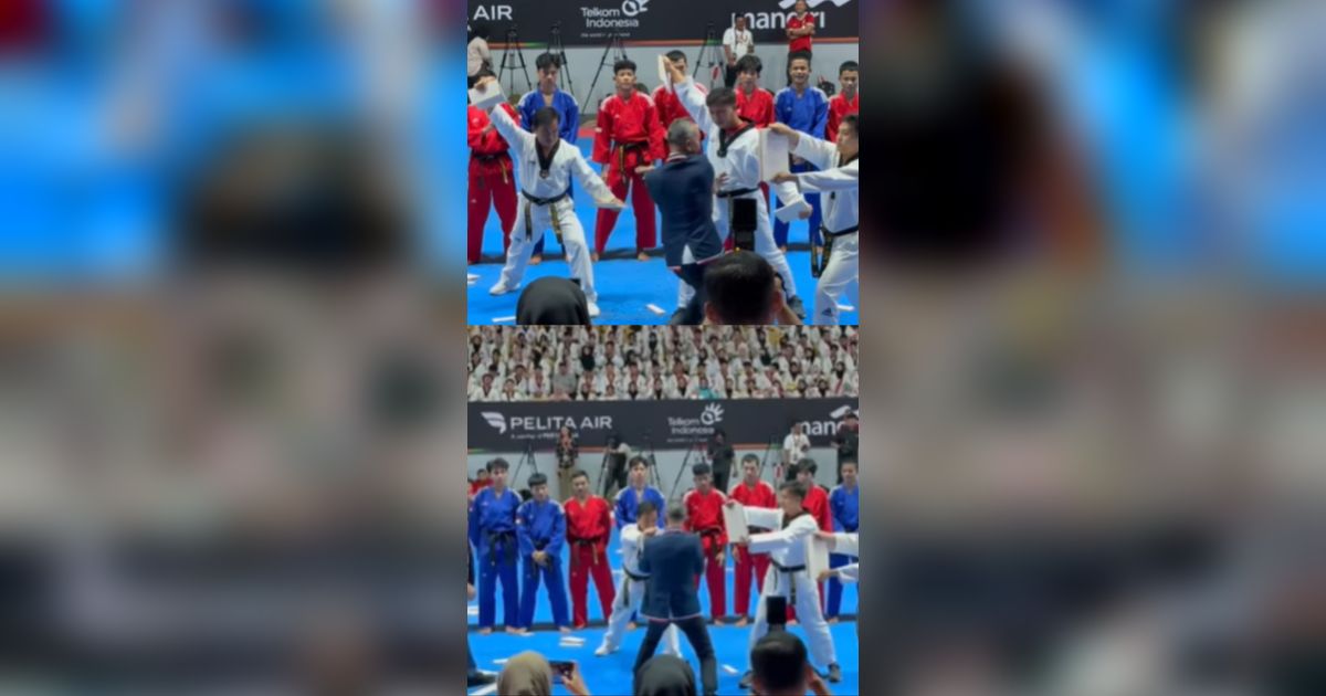 Aksi Keren Jenderal TNI Keluarkan Jurus Taekwondo, Bikin Kagum Semua Bersorak