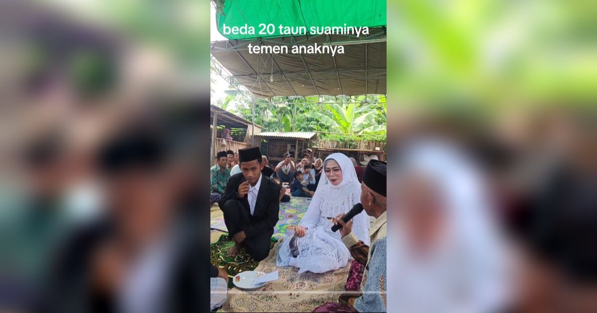 Viral Pernikahan Ibu dengan Pemuda 20 Tahun Lebih Muda: Temanku Adalah Bapak Tiriku