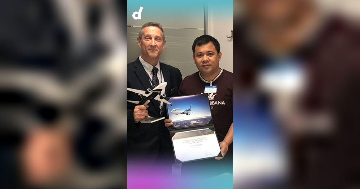 Kembali Viral Haji Isam Beli Pesawat Boeing Rp1,5 T Pakai Kaos Oblong