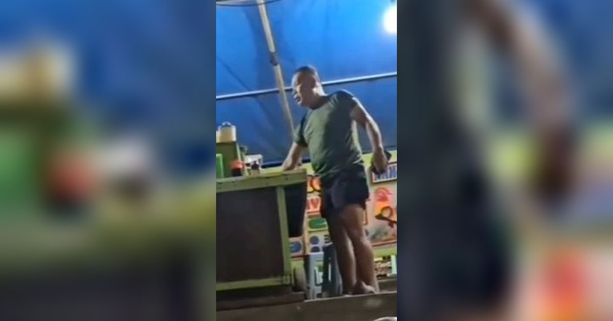 Dicuekin Penjual Pecel Lele, Pria Mengaku Anggota Kopassus Ngamuk Sampai Tendang Bangku Plastik