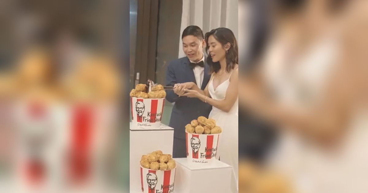 Viral! Pasangan Ini Menggelar Pernikahan dengan Tema KFC, Biayanya Rp1,2 Miliar