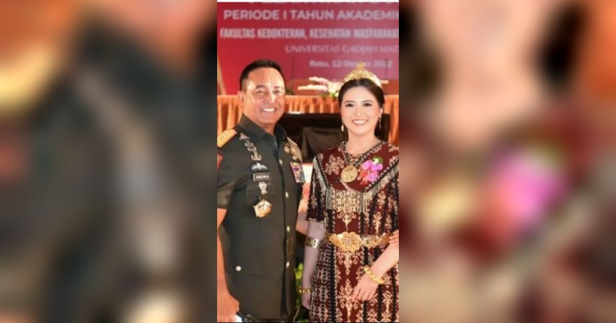 Resmi Dilamar Hafiz Akbar, Simak Profil Angela Adinda Anak Perempuan Andika Perkasa