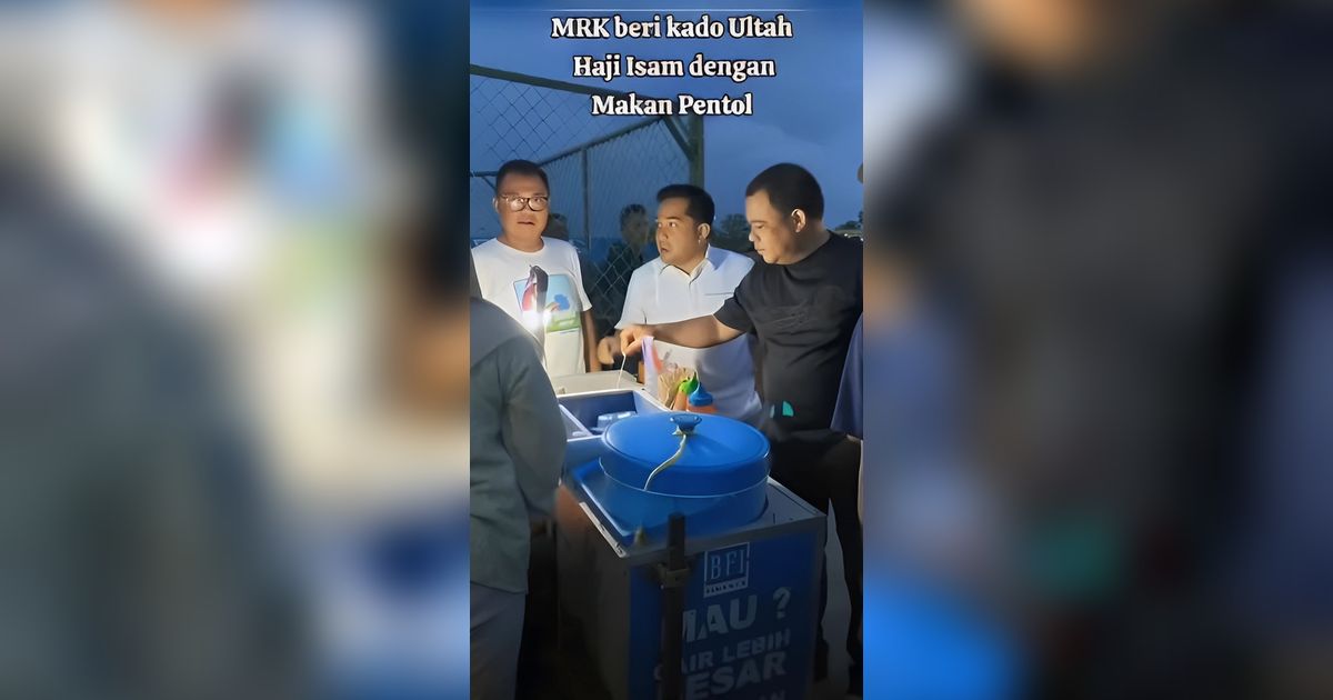 Bukan Barang Mewah, Haji Isam Dapat Kejutan Jajanan Pentol Kaki Lima saat Ulang Tahun