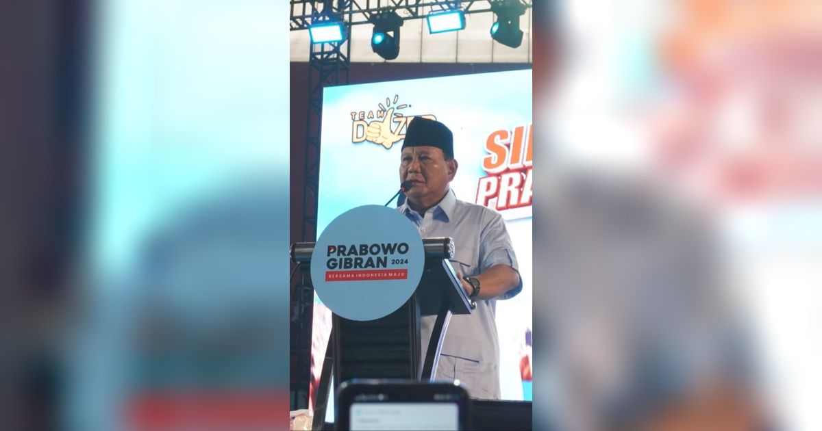 Prabowo Janji Lindungi Semua Suku dan Agama Jika Menang Pilpres 2024