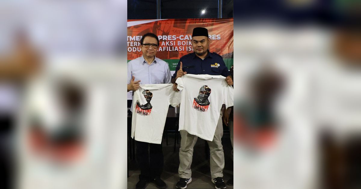 Relawan Capres-Cawapres Sepakat Tidak Mendukung Produk Asing Terkait Konflik dan Dorong Penggunaan Produk Lokal