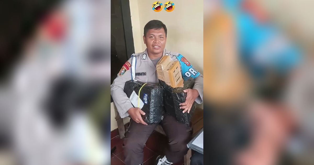 Aksi Istri Polisi Ini Cerdas Tapi Bikin Suami Pusing, Belanja Online Paketnya Dikirim ke Kantor Bayarnya COD