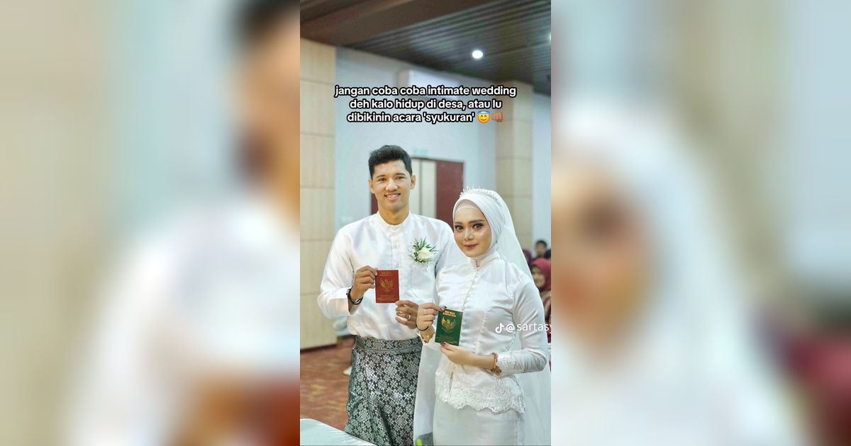 Cerita Pasangan Diprank Keluarganya, Niat Intimate Wedding Malah Dua Kali Resepsi