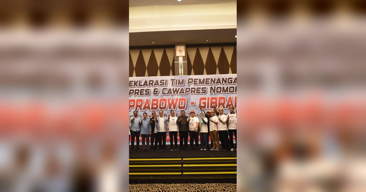 Paguyuban Asal Sumsel di Riau Deklarasi Dukungan, Yakin Prabowo-Gibran Menang Satu Putaran