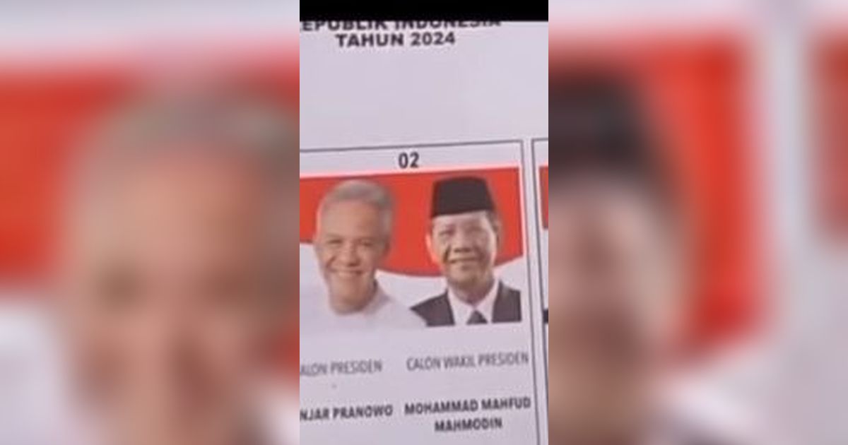 Viral Surat Suara Prabowo Subianto nomor urut 3 dan Ganjar nomor 2, Begini Kata KPU