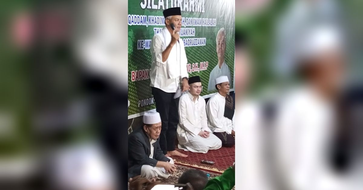 Ganjar Sowan ke Pesantren di Garut yang Dikunjungi Jokowi pada Pilpres 2014