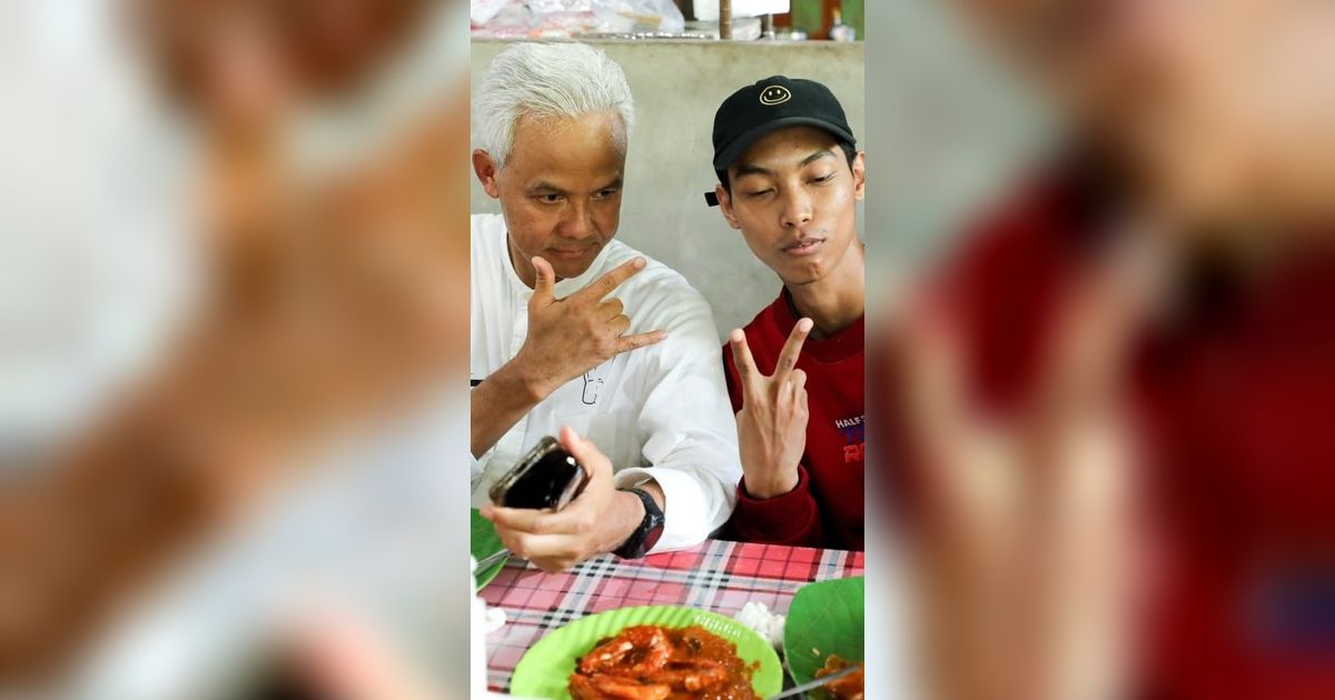 Diolok-olok hingga Diadang Spanduk, Ganjar Pranowo Malah Ajak Makan Pendukung Prabowo-Gibran