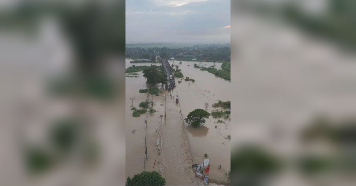 Banjir di Grobogan, 2.662 Rumah dan 56 Hektar Sawah Terendam Banjir